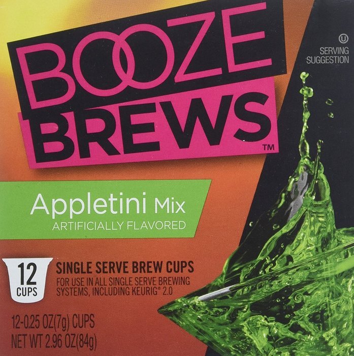 Booze Brews Hot Buttered Rum, 12 Count (Compatible with 2.0 Keurig Brewers) N16