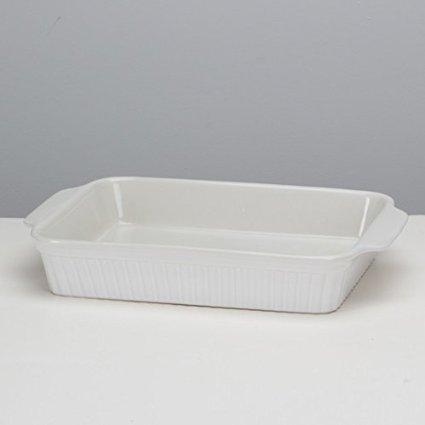 OmniWare White Rectangle Baker 10" x 12"