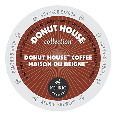 Donut House Light Roast Coffee K-Cups, K-Cup Portion Count for Keurig K-Cup Brewers (Count of 80) N2