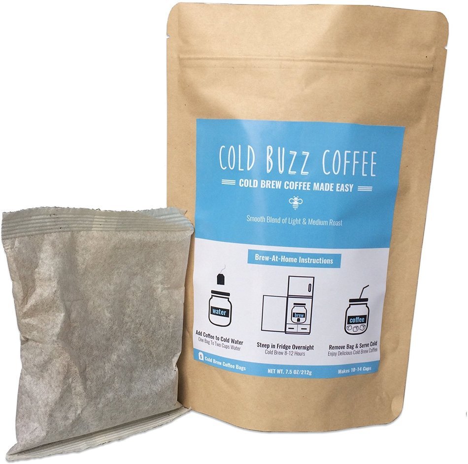 Cold Buzz Coffee (Medium) - Cold Brew Iced Coffee Packs