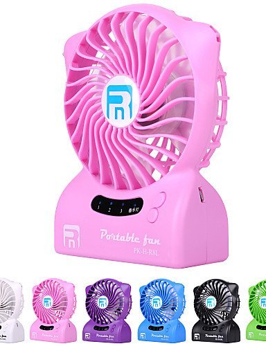 LBLI Portable Mini USB Handheld Rechargeable Fan with Mini 4400 mAh Charger External Battery Power Bank, USB Rec... N3
