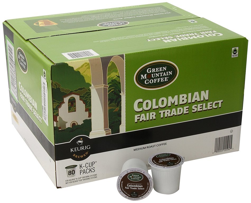 Colombian Fair Trade Select - Two 80 Count Boxes (160 Total) K-Cups Coffee For Keurig Brewers (Medium Roast) N2