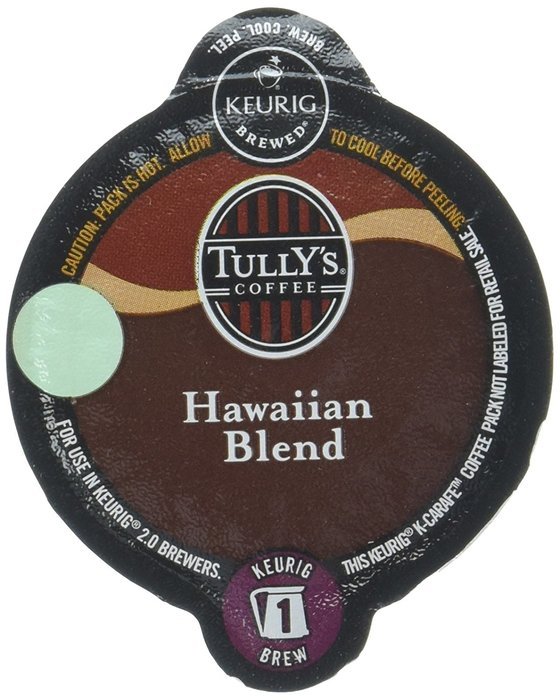 Tully's Hawaiian Blend Keurig K-Carafe Pack, 8 Count N3