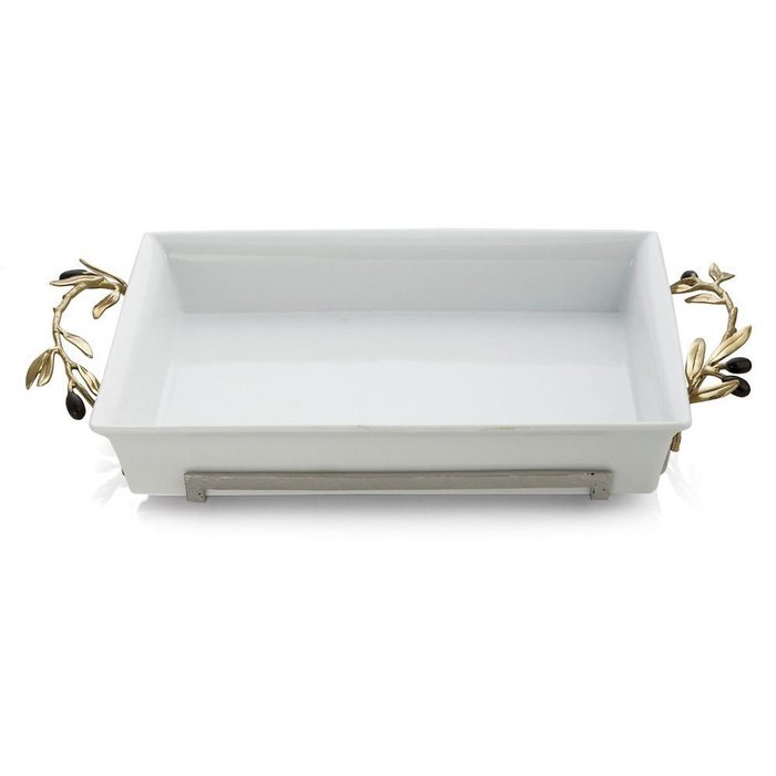 Michael Aram Olive Branch Casserole, Gold