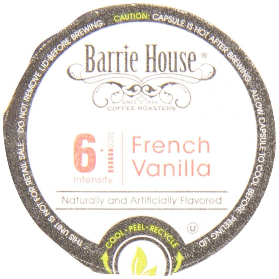 Barrie House French Vanilla Single Cup Capsules, 24 Count