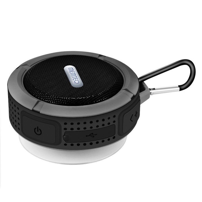 MEMTEQ Wireless Bluetooth 3.0 Waterproof Outdoor / Shower Speaker, with 5W Speaker/Suction Cup/Mic/Hands-Free... N2