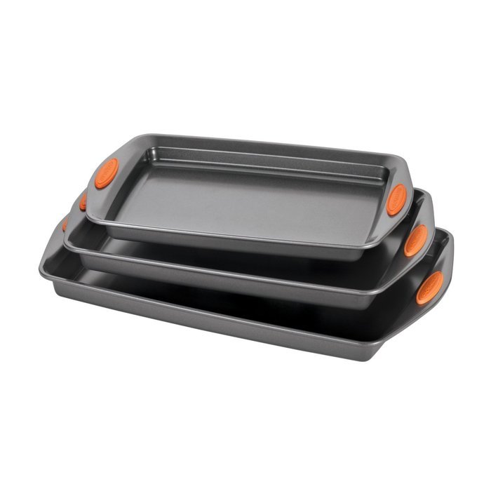 Rachael Ray, Nonstick Bakeware 3-piece Pan Set, New N4