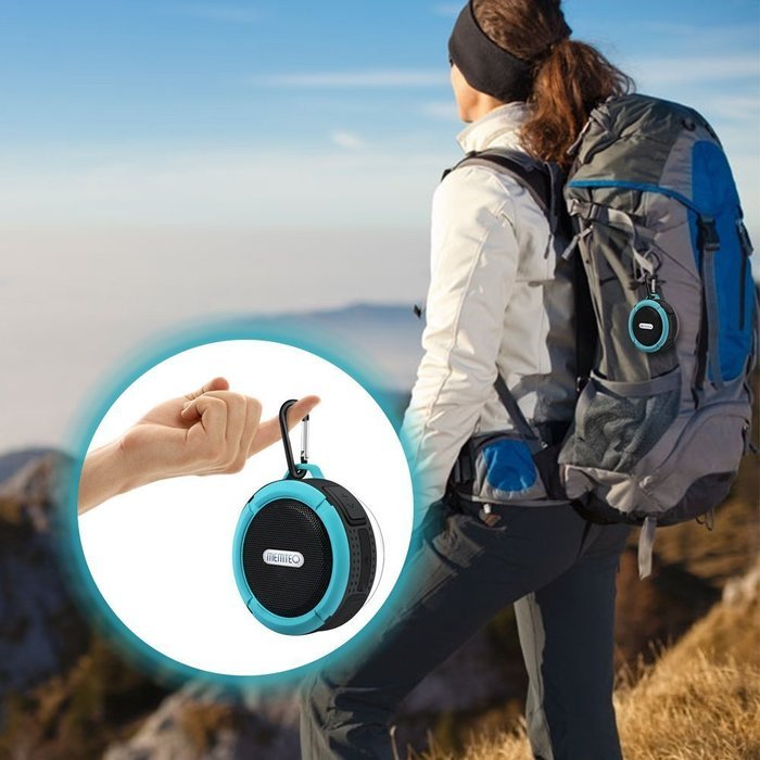 MEMTEQ Wireless Bluetooth 3.0 Waterproof Outdoor / Shower Speaker, with 5W Speaker/Suction Cup/Mic/Hands-Free... N5
