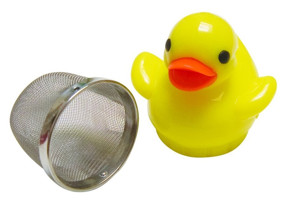 DCI Tea Infuser, Floating Ducky Tea Infuser,Yellow/Blue