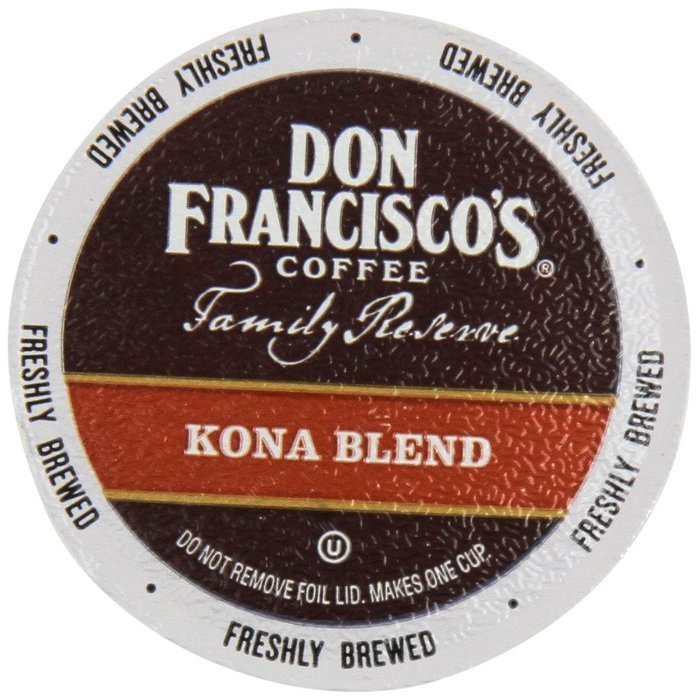 Don Francisco Family Reserve Single Serve Coffee, Kona Blend, 12 Count, 4.44oz Box (Pack of 3) N4