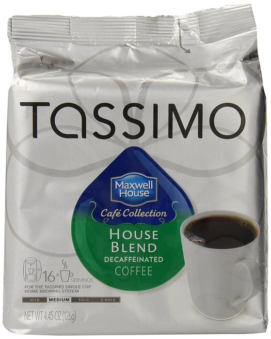 Tassimo House Blend Decaf T-Discs, 16 ct N2
