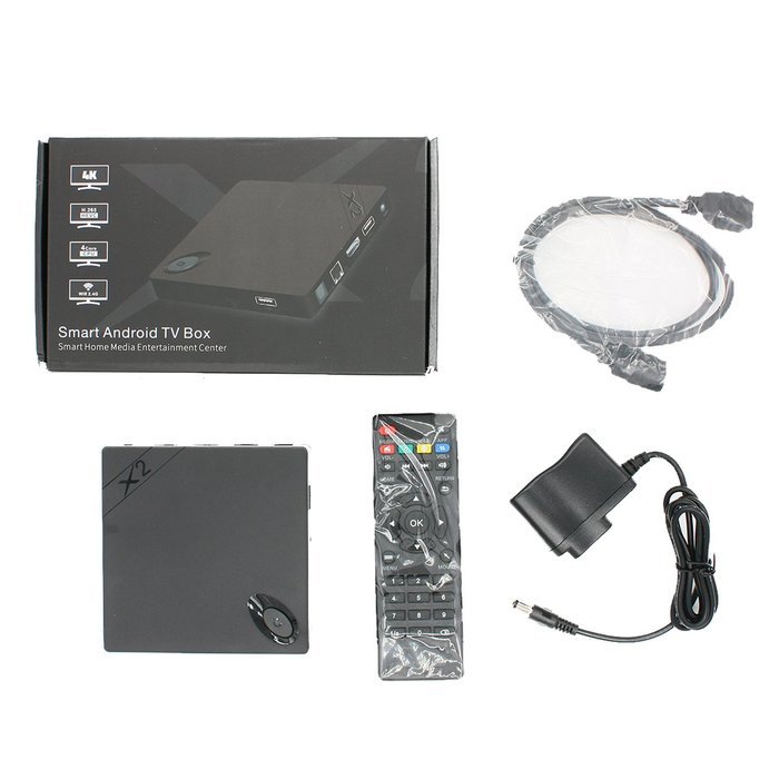 Build Excellent X2 Smart Android TV Box H3 Quad-core Cortex-A7 Google Android 4.4 Kitkat Smart IPTV Mini PC Internet... N3