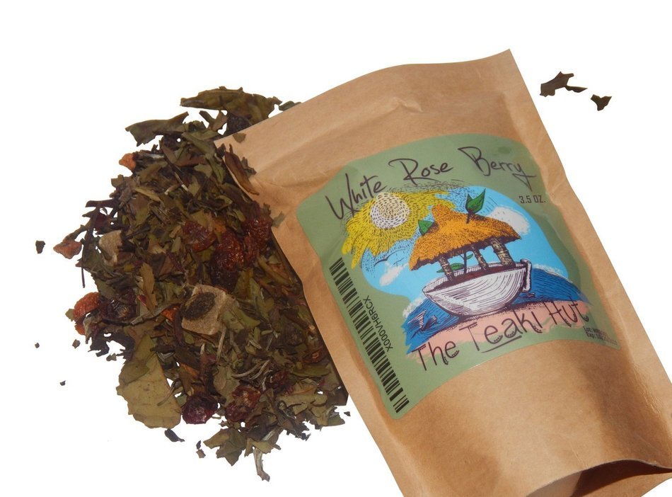 White Rose Berry 2 Ounce (30 Servings): Invigorating Acai Tea from TEAKI Hut, 3 Time Award Winners for Organic... N2
