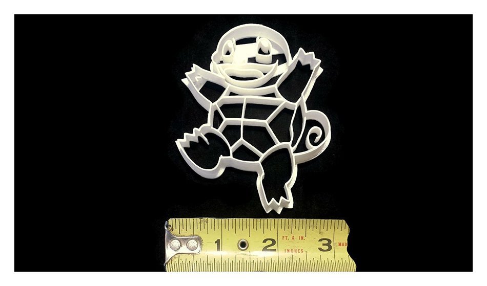 Pokemon Squirtle Cookie Cutter - 3 1/2" x 2 3/4" Bake N2