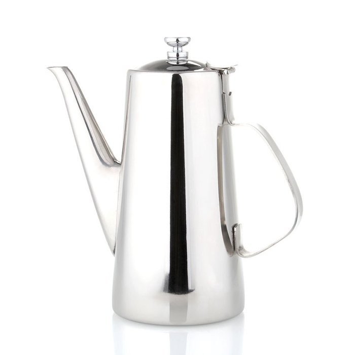 Lautechco Stainless Steel Coffee Hot Water Coffee Pot Espresso Coffee Server (2L)