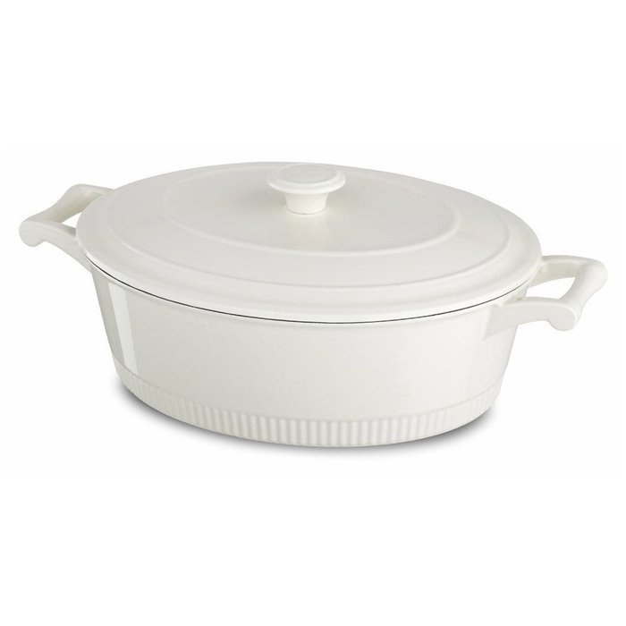 KitchenAid KCTI60CRMY Traditional Cast Iron Casserole Cookware, 6 quart, Majestic Yellow