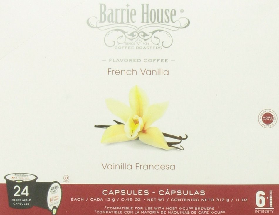 Barrie House French Vanilla Single Cup Capsules, 24 Count N3