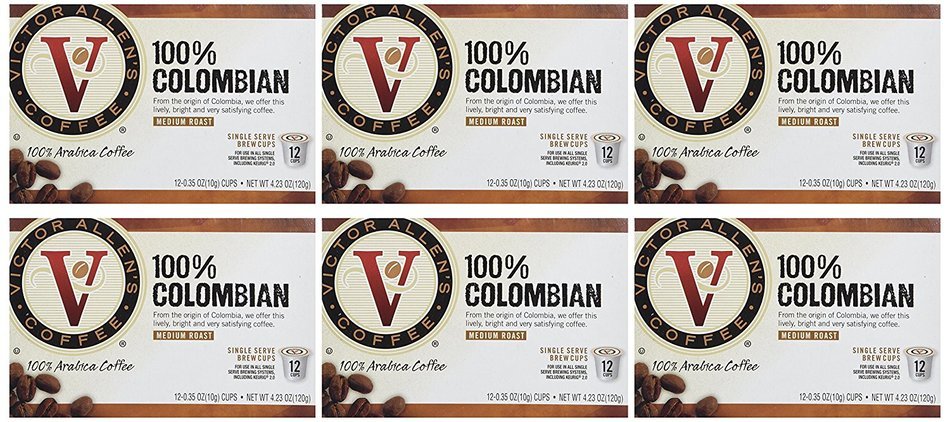 Victor Allen's Coffee 72 Count Single serve cups for Keurig K-Cup Brewers (French Roast) N6