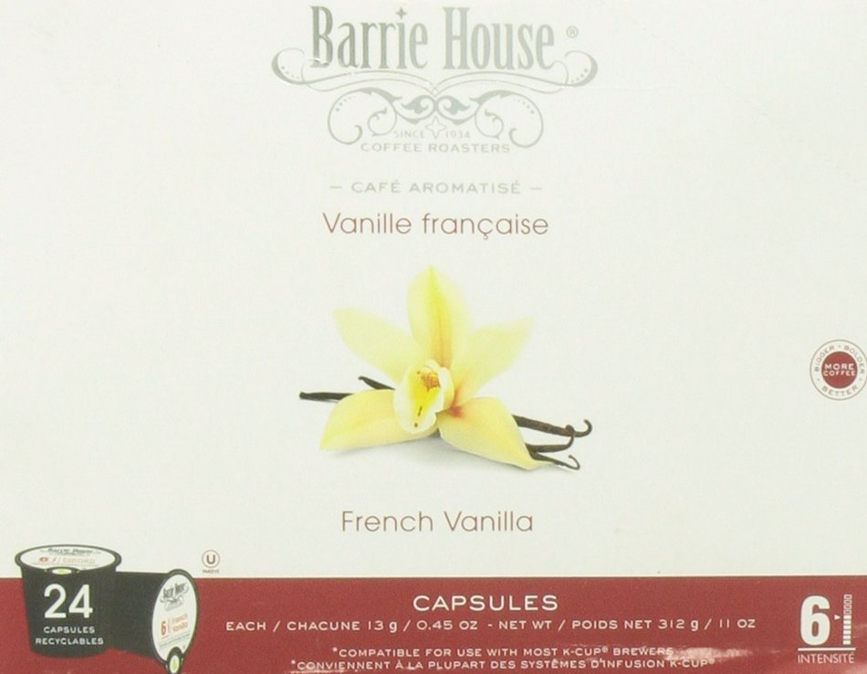 Barrie House French Vanilla Single Cup Capsules, 24 Count N5