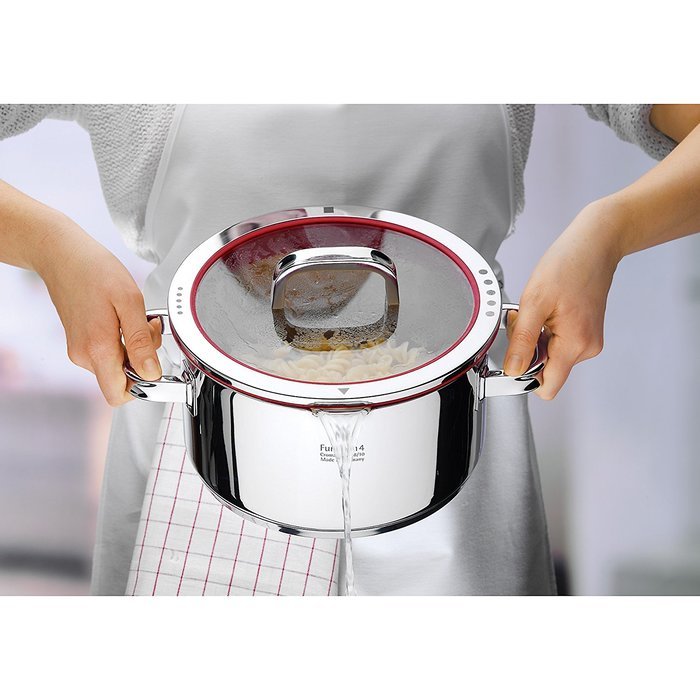 WMF Function 4 High Casserole with Lid, 6-Quart