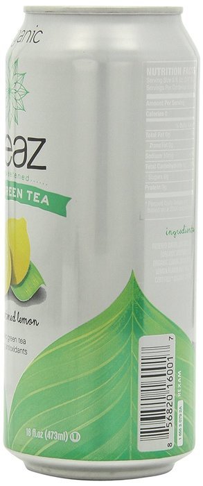 Steaz Iced Tea Can, Green Blueberry Pomegranate, Gluten Free, 16-ounces (Pack of12) N5