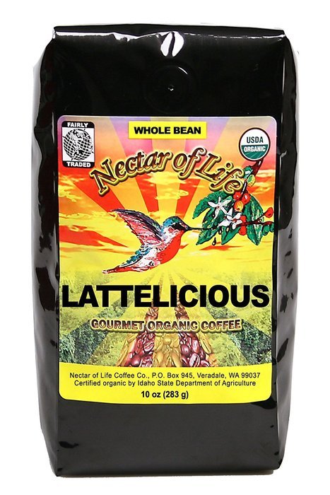 Old Faithful Espresso Medium Dark Full-City Roast, From Nectar of Life. Whole Bean Coffee, Gourmet Coffee. Cr&egrave;me... N10