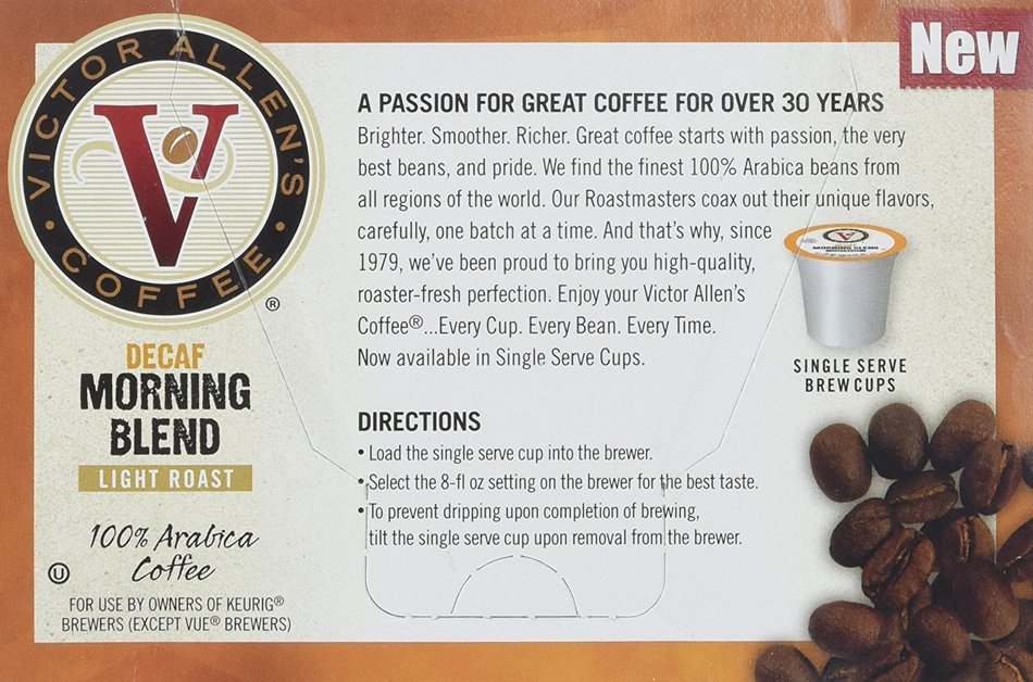 Victor Allen's Coffee 72 Count Single serve cups for Keurig K-Cup Brewers (French Roast) N18