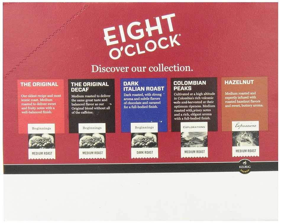 Eight O'Clock Coffee Dark Italian Roast K-Cups, 24-Count (Pack of 2) N2
