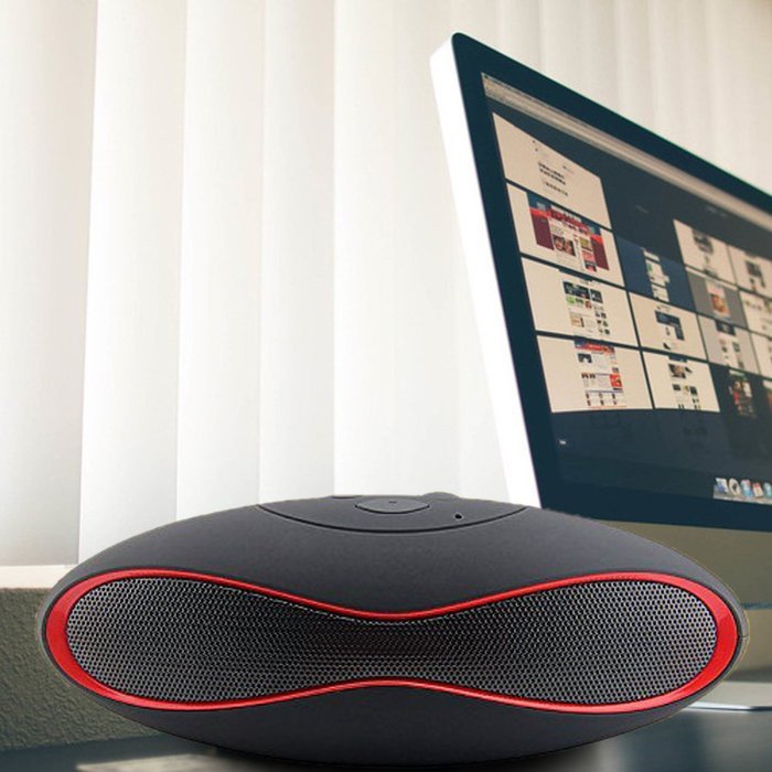 UEB Portable Bluetooth Stereo Speaker with Built-in Microphone, FM, Handsfree Call Function, Support TF Card Playing... N3