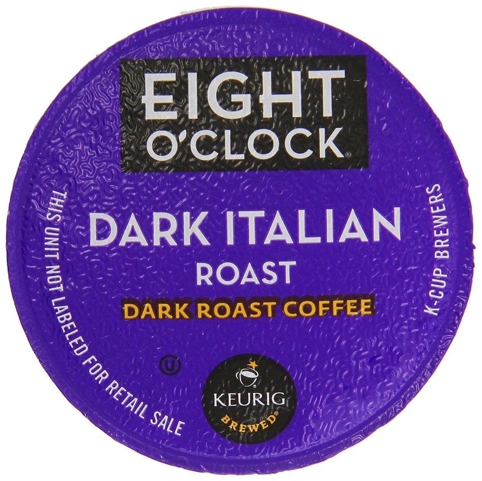 Eight O'Clock Coffee Dark Italian Roast K-Cups, 24-Count (Pack of 2) N3