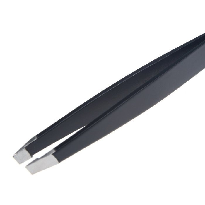 So Beauty 1pcs VOV Stainless Steel Slant Tweezer