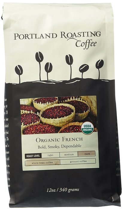 Organic Coffee Beans by Portland Roasting Company, French Roast Blend, USDA Certified Organic, Carbon Neutral... N7