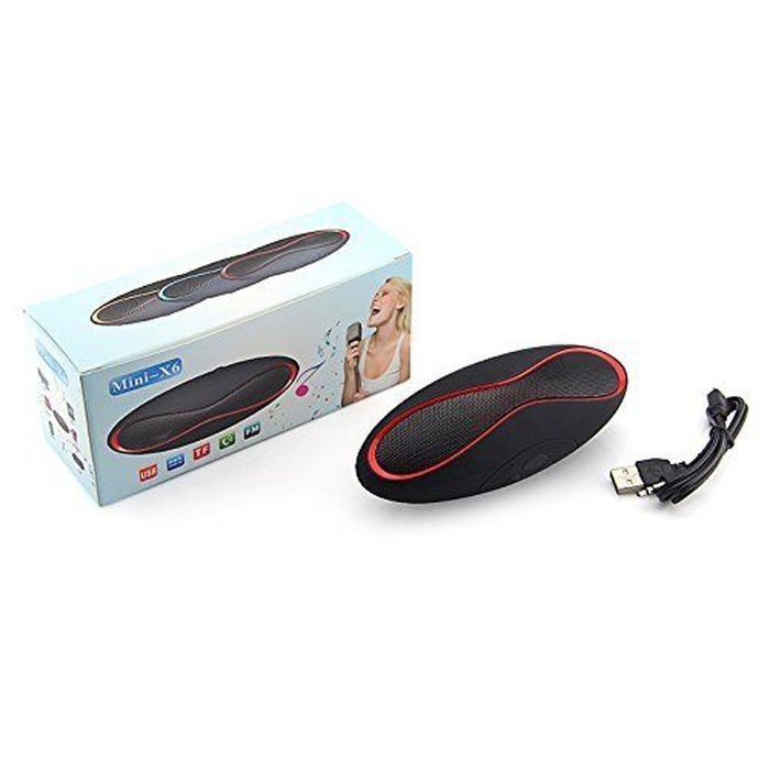 UEB Portable Bluetooth Stereo Speaker with Built-in Microphone, FM, Handsfree Call Function, Support TF Card Playing... N6
