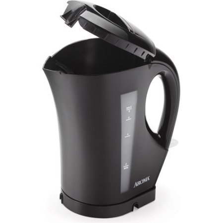 6-Cup Black Electric Water Kettle,1.5 L Capacity N3