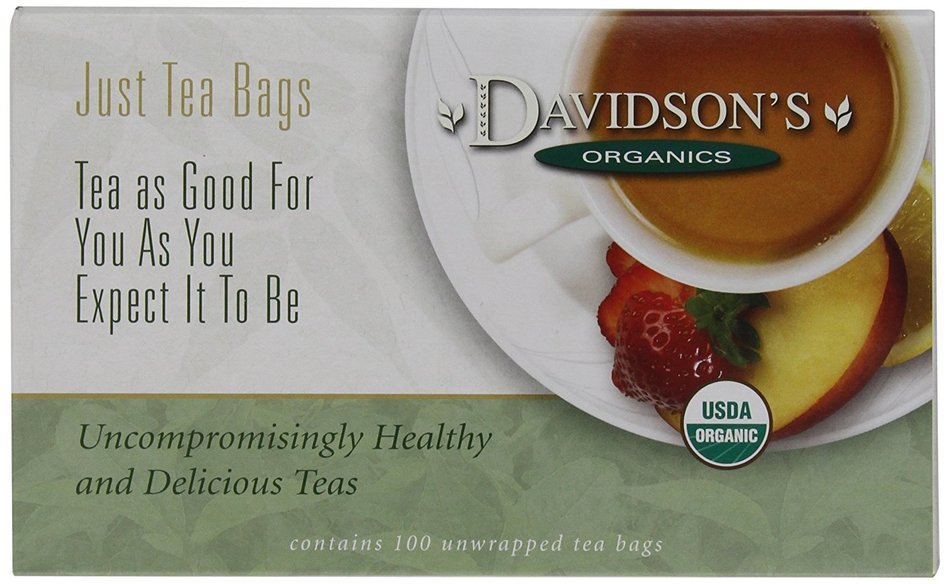 Davidson's Tea Hibiscus Flower, 100-Count Tea Bags N6