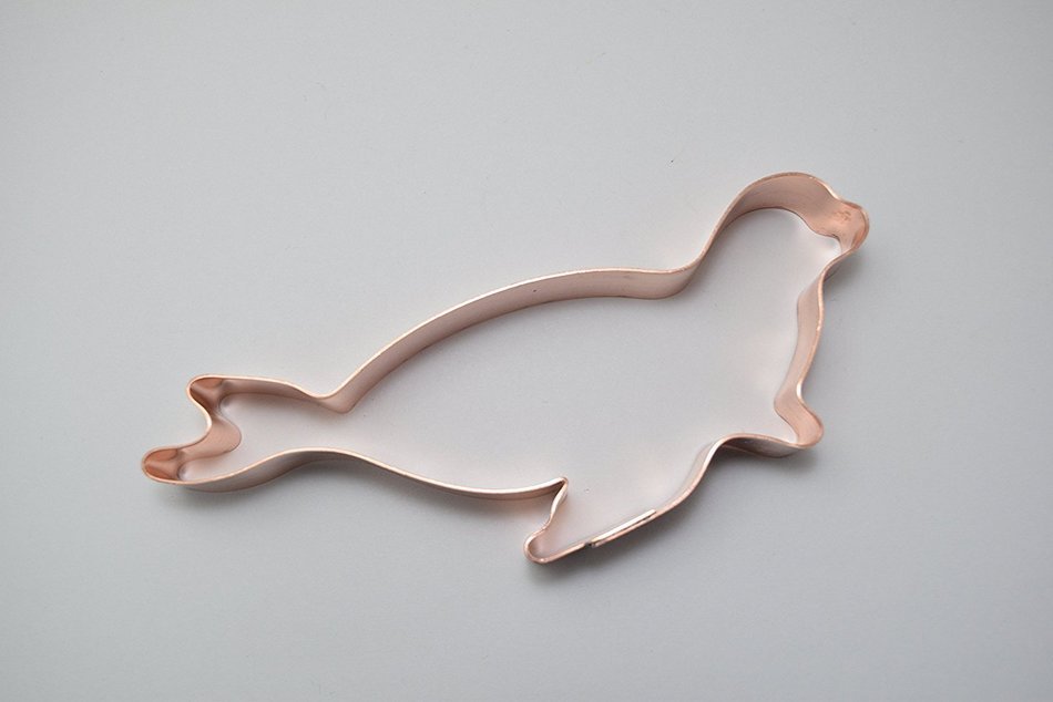 Sea Lion Copper Cookie Cutter N3