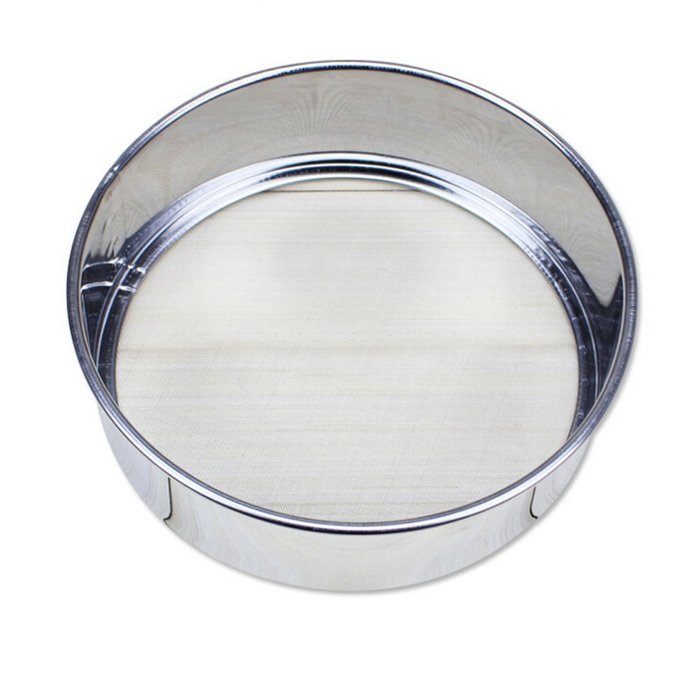 SZHTSWU Professional Round Stainless Steel Flour Sieve with 40 Mesh(4.5Inch, 18/8 Steel) N6