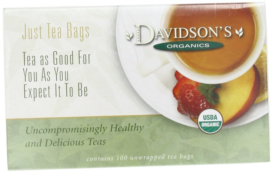 Davidson's Tea Hibiscus Flower, 100-Count Tea Bags N27