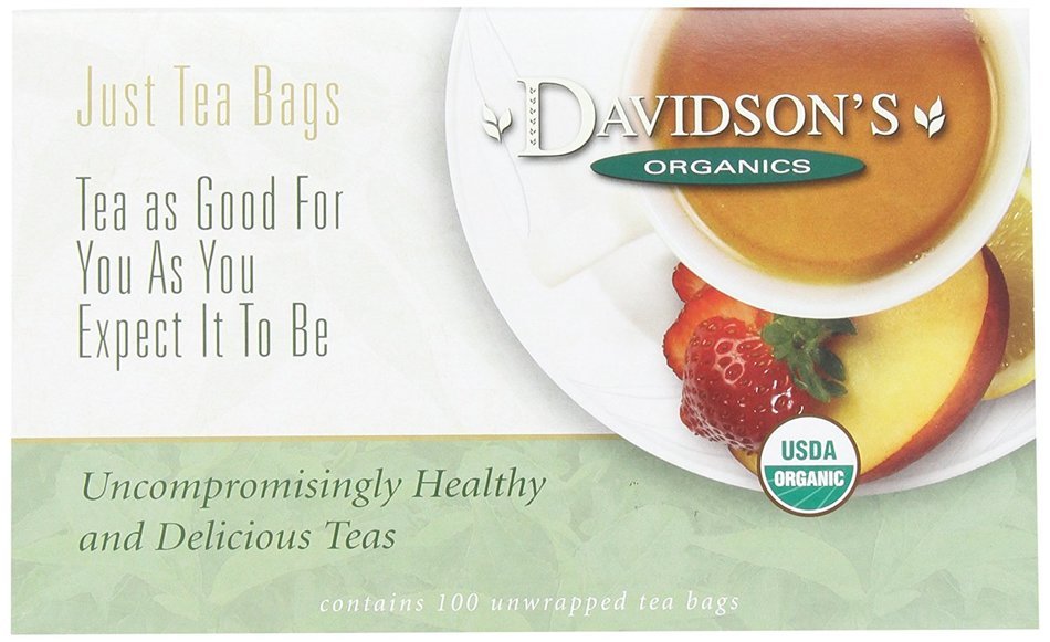 Davidson's Tea Hibiscus Flower, 100-Count Tea Bags N28