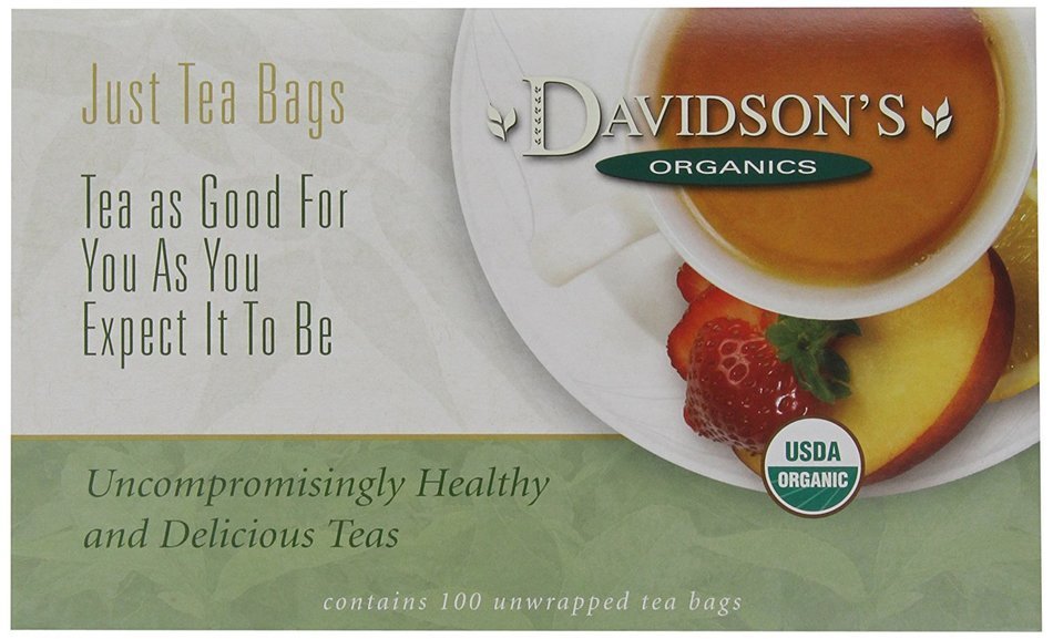 Davidson's Tea Hibiscus Flower, 100-Count Tea Bags N30