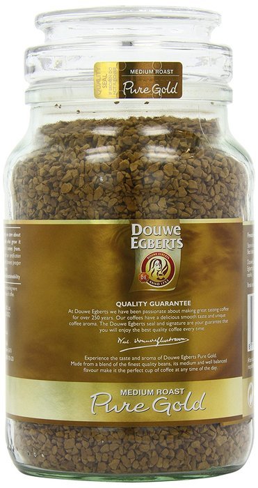 Douwe Egberts Pure Gold Instant Coffee, Medium Roast, 7.05-Ounce, 200g N5