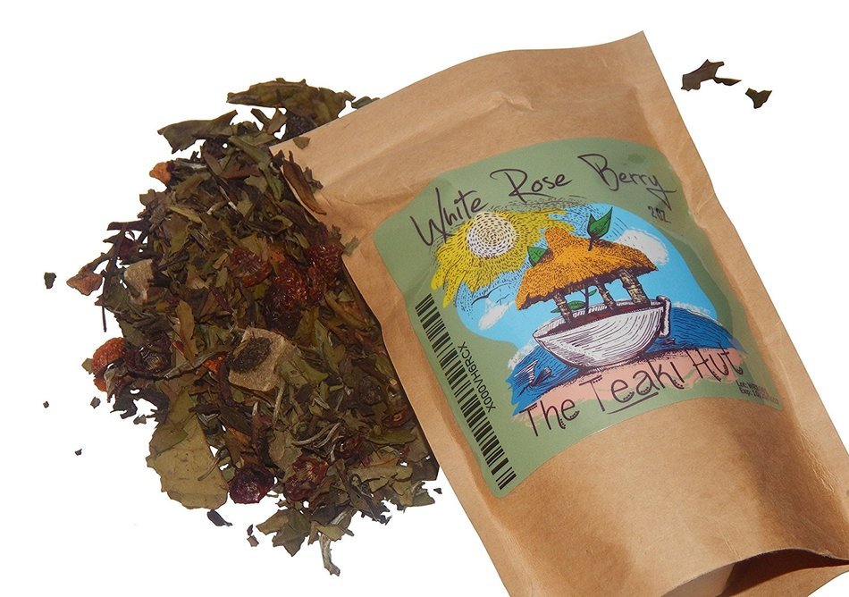 White Rose Berry 2 Ounce (30 Servings): Invigorating Acai Tea from TEAKI Hut, 3 Time Award Winners for Organic... N3