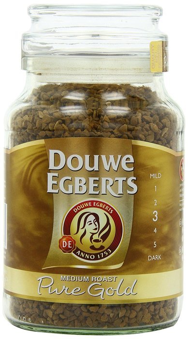 Douwe Egberts Pure Gold Instant Coffee, Medium Roast, 7.05-Ounce, 200g N6