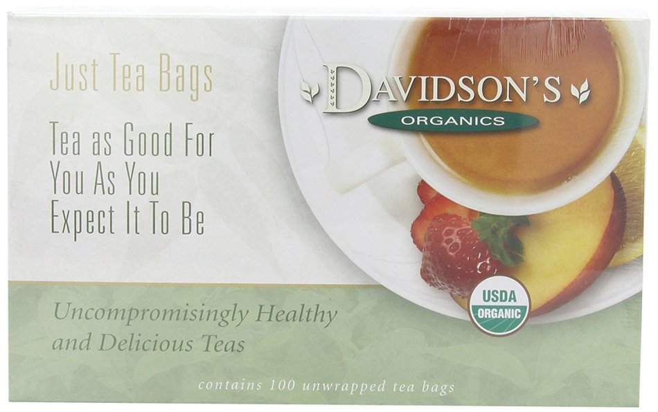Davidson's Tea Hibiscus Flower, 100-Count Tea Bags N51