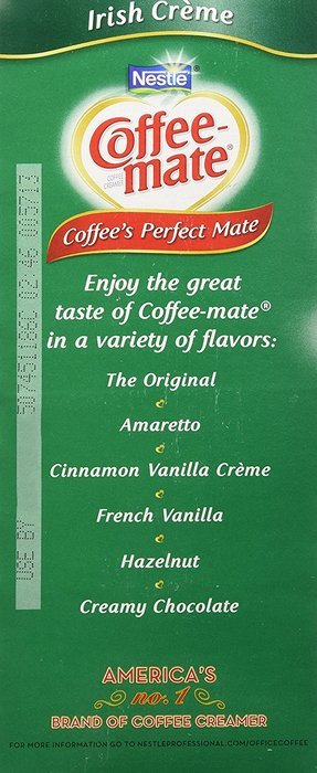 Coffee-Mate Irish Creme Liquid Creamer 50 Single Serve 3/8 FL OZ N5
