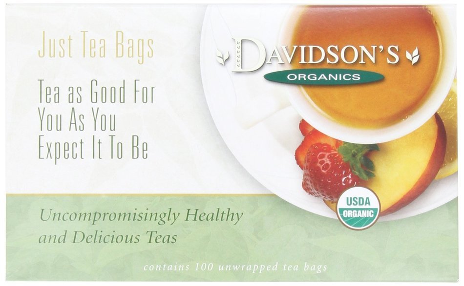 Davidson's Tea Hibiscus Flower, 100-Count Tea Bags N53