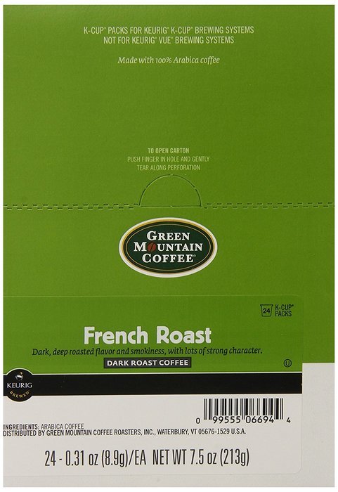 Green Mountain Coffee French Roast, K-Cup Portion Pack for Keurig K-Cup Brewers, 24-Count N10