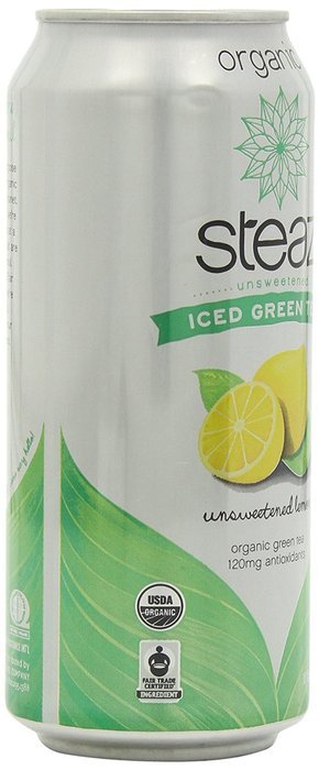 Steaz Iced Tea Can, Green Blueberry Pomegranate, Gluten Free, 16-ounces (Pack of12) N15