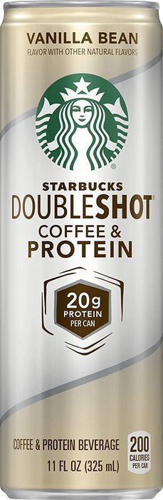 Starbucks Doubleshot Coffee and Protein, Vanilla Bean, 11 Ounce Cans (Pack of 12)