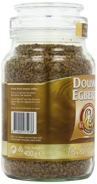 Douwe Egberts Pure Gold Instant Coffee, Medium Roast, 7.05-Ounce, 200g N11